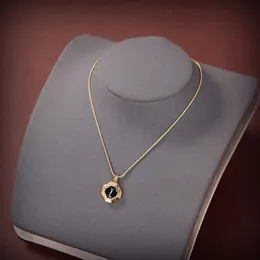 Collar de diseñador Cadenas de joyería de lujo Collares pendientes de diamantes de oro para mujeres Envío Gloden Colors Balck Gemstone 2211160253v