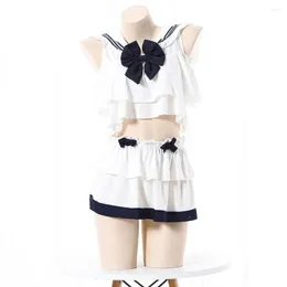 Women's Sleepwear Student Uniform Sexy Sailor Sets For Women School Girl Wear Cosplay Costume JK Clothes Dress Bodysuit Lingerie Exotic