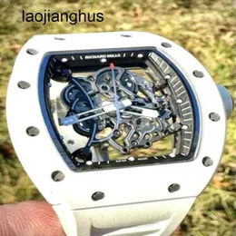 Richardmill Watch Milles Mechanical Bubba Watson White Ceramic RM055 w dobrym stanie