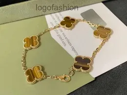 Braccialetti di design Braccialetti di design 2023 Bracciale Van Clover Bracciale in oro 18 carati Bracciale con cristalli scintillanti Gioielli per festezzl6 533333