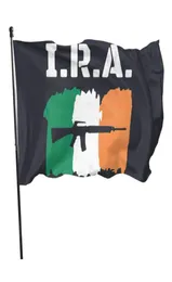 Ira Exército Republicano Irlandês Tapeçaria Pátio 3x5 pés Bandeiras Decoração 100D Banners de Poliéster Interior Exterior Cor Vívida Alta Qualidade 4616468