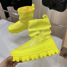 Projektant Australian Boot Women Australia Waterproof Snow Bot Classic Brellah Mini Rain Boots Winter Dopamine Coffee Biała różowa platforma Buty na zewnątrz Botki