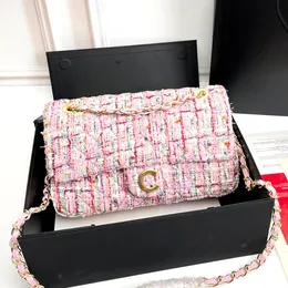 채널 가방 럭셔리 디자이너 가방 숄더백 패션 직물 여성 크로스 바디 지갑 디자이너 전화 가방 가방 고품질 고급 핸드백 지갑 봉투 가방