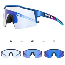 屋外アイウェアKapvoe P Ochromic Cycling Sunglasses Men Mtb Glasse Women Road Bicycle Glasses UV400 230920