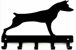Miniature Pinscher Key Rack Dog Leash Hanger 6 inch9 inch Metal Wall Art2361289