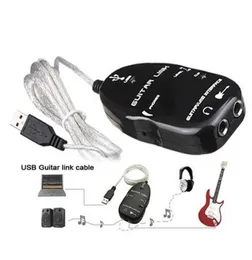 Pedal de efeitos de guitarra de áudio, guitarra para interface USB, cabo de ligação PCMAC, gravação com driver de CD, peças de guitarra, acessórios 6902525