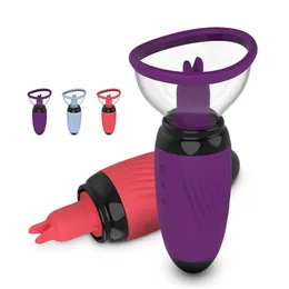 NXY Vibrators 10 Speed Vibration Tongue for Women Vacuum Adsorption Sucking Licking Vibrator Clitoris Stimulation Rechargeable 230809