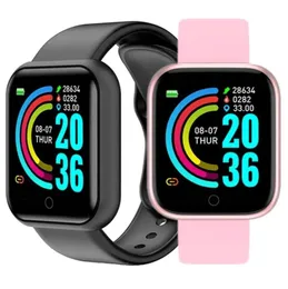 D20 Sport Smart Uhren für Mann Frau Geschenk Digitale Smartwatch Fitness Tracker armbanduhr Armband Blutdruck Android ios Y688564974