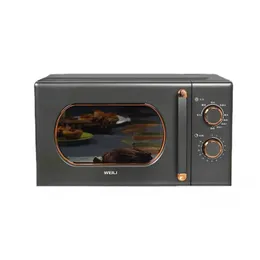 New Retro Microwave Oven 220V Small 20L Light Wave Heating Household Turntable Heating Hornos Microondas