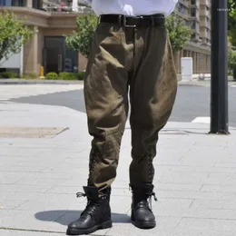 Men's Pants YANGHAOYUSONG Mainland China Cargo COTTON Safari Style Shopping Four Seasons MID MEN Regular Midweight Ankle-Length