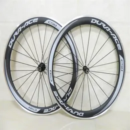 grey decal Carbon wheels aluminum brake bicycle wheelset carbon fiber road bike wheel clincher 50mm depth with Novatec A291 hub3162