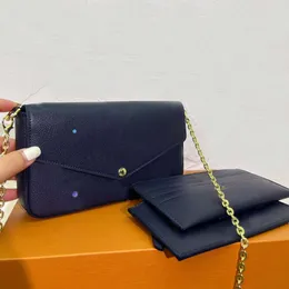 Designer Bag 3 Piece Women Mini Högkvalitativa väskor Handtasche axelväska kvinnor crossbody läder handväska no56