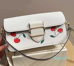 Designer tassen Cross Mirror kwaliteit luxe handtas Cherry love lederen mode crossbody schoudertas met stofzak