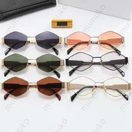 Damen-Designer-Sonnenbrille mit goldenem Rahmen, Polaroid-Linsen, Vintage-Luxus-Fahrrad-Sonnenbrille für Herren, Outdoor-Fahrsport, Reisebrille - 4