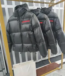 Designer mens puffer jaqueta feminina casual moda ao ar livre inverno à prova de vento quente com capuz casacos grossos