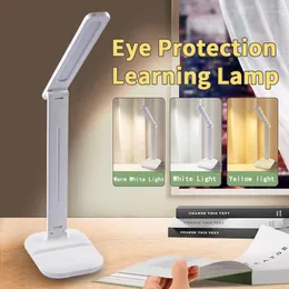 Table Lamps LED Creative Desk Lamp For Students To Study Dormitory Bedside Reading Charging