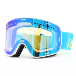 Skibrille 2023 für Damen Herren Doppelte Antibeschlag Bergsteigen Skifahren Schneebrille Magnetische Snowboardbrille 230920