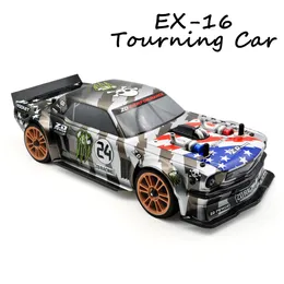 Diecast Model ZD Racing EX 16 1 16 Bezszczotkowe płaskie RC Drift Car Crawler Contegh Control Control Pełna skala zabawka 230920