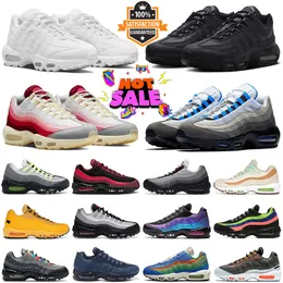 Scarpe da corsa OG 95 uomo donna anni '95 Crystal Blue Dark Beetroot Triple Nero Bianco Neon Solar Red Midnight Navy Fish Scales Worldwide scarpe da ginnastica da uomo outdoor sneakers