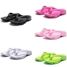 Designer mmw x 005 män kvinnor tofflor sandaler glider sommar slip-on flip flops svart vit ljus ben grön mens tofflare glid sandal coola skor