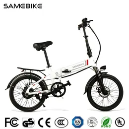 EU 스톡 동일한 바이크 20LVXD30 스마트 폴딩 전기 오토바이 자전거 자전거 350W 20 인치 타이어 10AH 배터리 Elec Bike2713
