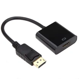 Big DP do HDMI, 1080P Displayport DP Transfer HDMI Mężczyzna do żeńskiego konwertera adaptera na laptop na PC