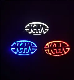 Bilstyling 119cm62cm 5d bakre märke glödlampa emblem logotyp led lätt klistermärke lampa för kia k5sorentosoulforteceratoSportagerio1024313