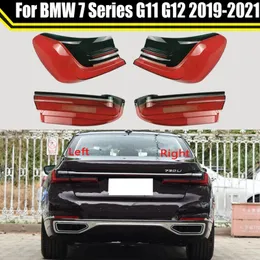 För BMW 7-serie G11 G12 2019-2021 Bil bakre bakljus Skal Bromslampor Byt ut Auto Bakskal Cover Mask Lampshade