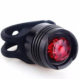 2016NEW Bike Light Red USB Rechargeable Bicycle Rear Light Taillight Caution Safety Rear Bicicleta Tail Light Lamp295I