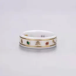 جديد نمط جديد jadefashion نمط أسود أبيض الخزف الخواتم الخواتم bague anillos للرجال والنساء المشاركة الزفاف زوجين عاشق مجوهرات الهدية