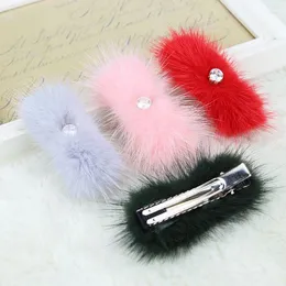 Abbigliamento per cani Versione coreana di accessori per forcine per animali domestici con clip per capelli in visone con diamanti di alta qualità 10 pezzi all'ingrosso