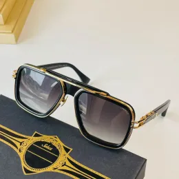 Мужские и женские дизайнерские солнцезащитные очки DITA GRAND LXN EVO 403 Металлические минималистичные солнцезащитные очки в стиле ретро Mach Collection Новый дизайн Masonry Cut Edge Original Box