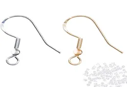Charm 925 Sterling Sier Gold Earring Hooks Jewelry Making Diy Hypoallergenic With Backs20 Sier20 amgdA9068881