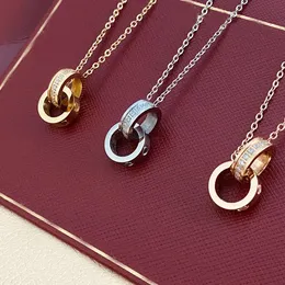 Jedermanns Lieblings-Charm, exquisiter Premium-Schmuck, Gold-Silber-Halskette, Weihnachtsgeschenk für Männer und Frauen, Diamant-Liebes-Anhänger-Halskette, Geschenk für Liebhaber