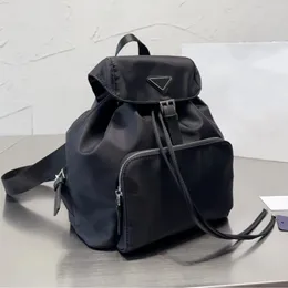 2023 Mens Black Nylon Backpack Designer Backpacks Back Pack Luxury Woman Shoulder Bags School Bag Satchel Triangle