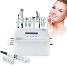 Ansiktsmikrodermabrasion Lyftanordning 7 I 1 Syre RF Elektroporering Galvanisk spa Mikrourrent Face Lift Machine