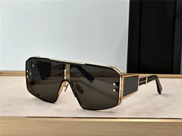 Ny modedesign överdimensionerade rimmade mask solglasögon BPS-146 Metallram utskruvlig form generös populär stil avancerad utomhus UV400-skyddsglasögon