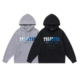 Tracksuit Męskie z kapturem Trapstar Track Suits Hoodie Europe American Basketball Football Rugby Dwuczęściowy z damskimi kurtką z kapturem z kapturem dla kobiet