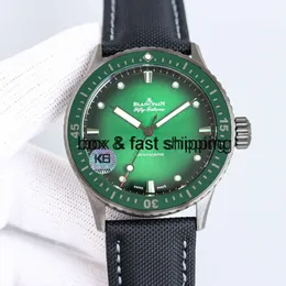 43.6mm Designer luxury watch Fifty Fathoms Bathyscaphe Boper 5100 Search Men's Watch Automatic Mechanical Form Calendar Glow Waterproof I8K5