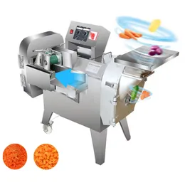 Commerical Vegetable Cutting Machine Potato Fruit Vegetable Cutter Machinery Food Processing Onion Slicer Machines 220V 110V