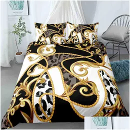 Bedding Sets Arrival Luxury Set Quilt Ers Duvet Er King Size Queen Sizes Comforter 2/3Pcs Microfiber Fabric 201127 Drop Delivery Hom Dhypk