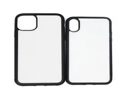 Em branco 2D sublimação TPU Soft Cell Phone Cases para iPhone 14 Plus 13 12 Mini Pro Max 11 XR XS Samsung S21 S21Ultra com alumínio I6547187
