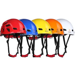 Лыжные шлемы Регулируемый спортивный альпинистский шлем на открытом воздухе Защитное снаряжение для скалолазания и спуска Защитное снаряжение для верховой езды Вентилируемый велосипедный спорт 230921