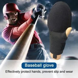 Rękawiczki sportowe 1PC Baseball przesuwany oddychający oddychający wsparcie ręki Ochrona rąk w prawo dla dorosłych i młodzieży 230921