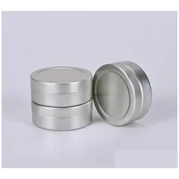 Packing Boxes Wholesale 20G Empty Aluminium Cream Jars Cosmetic Case Jar 20Ml Aluminum Tins Metal Lip Balm Container Sn1935 Drop Deliv Dhnbw