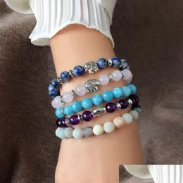 Other Festive Party Supplies Natural Stone Bracelet 6 5Yf L1 Drop Delivery Home Garden Dh7Sa