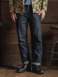 Jeans da uomo Bronson Modello 1947 Jeans da uomo rigidi 14,5 once Pantaloni in denim con cimosa 47801XX L230921