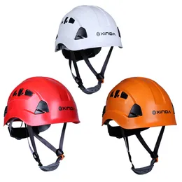 Capacetes de esqui profissional montanhista escalada capacete de segurança trabalho resgate espeleologia montanhismo rapel equipamento de engrenagem 230921