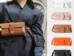 Sac de ceinture Convertible de plusieurs manières pour femmes, sac à main de taille en cuir véritable, sac de poitrine à bandoulière pour filles 8058922