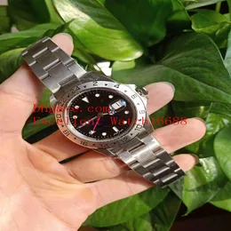 products Fashion Wristwatches BP factory Vintage 40 mm 16570 Stainless Steel Black Dial Asia 2813 Movement Automatic Mens Watc302S